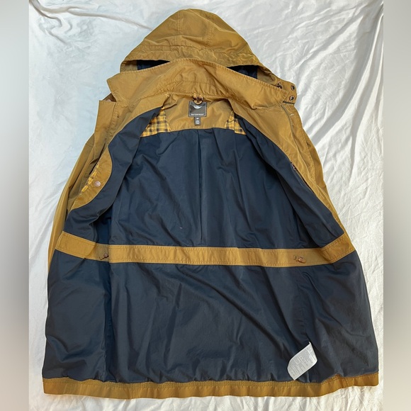 Timberland Khaki/Green 2 In 1 Parka With Removable Blue Liner, Mens Small - Picture 2 of 10